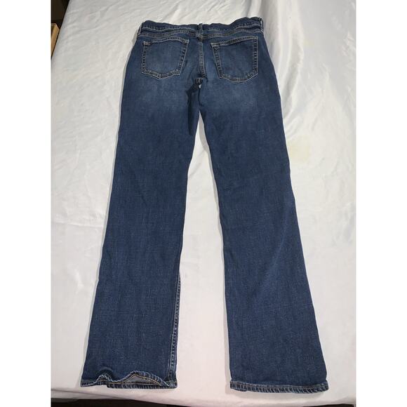 Old Navy Bootcut Jeans Mens Size 32/34 Blue Dark Wash Denim - Picture 5 of 6